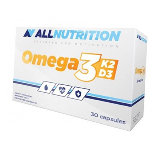 Omega 3+D3+K2 All Nutrition 30гелкапс (67003002) низькі ціни, кредит