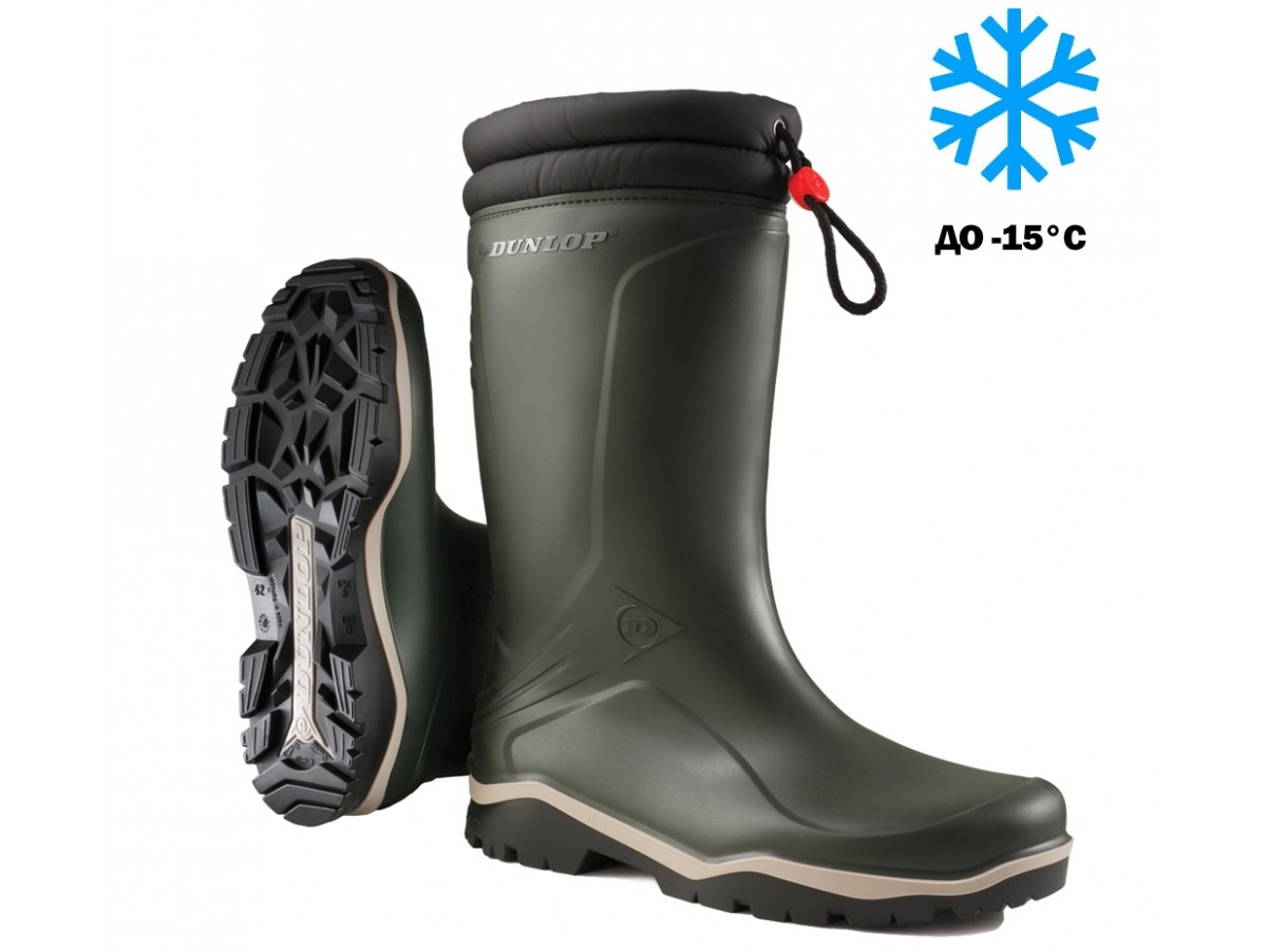 DUNLOP Сапоги резиновые р.40 утепленные Blizzard, до -15°C, (арт ...