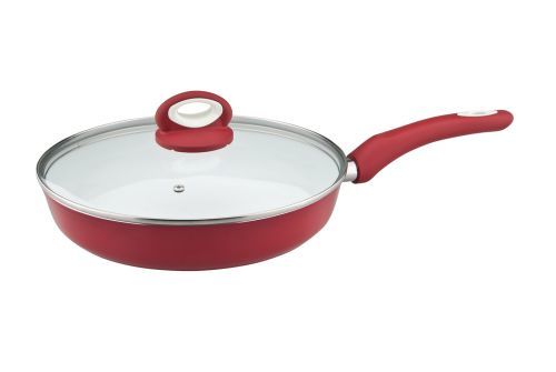 

Сковорода традиційна з кришкою VINZER Eco Ceramic 24см VZ-89464 Red