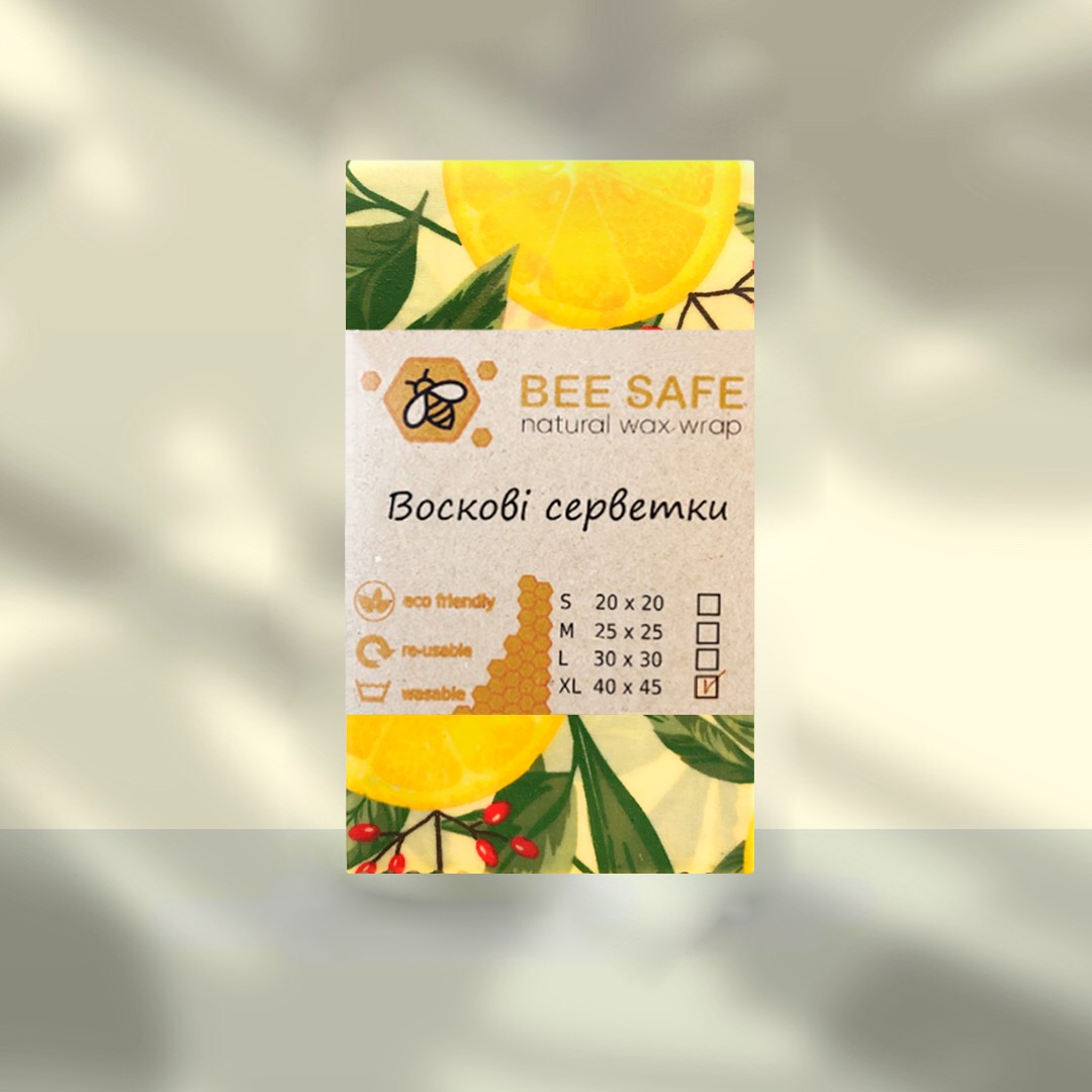 Многоразовая восковая салфетка Beesafe упаковка для хранения продуктов ...