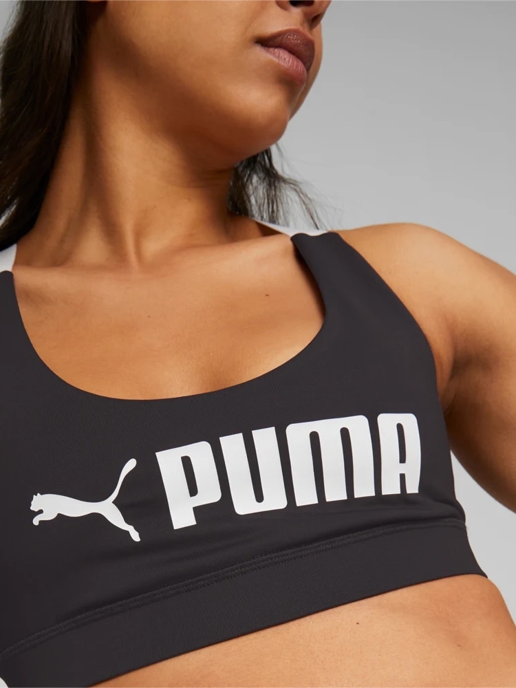 Спортивный топ Puma Mid Impact Puma Fit Bra 52219201 XS Black ...