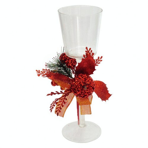 Подсвечник Бокал с яблоком SETA Decor 17-26RD – низкие цены, кредит ...