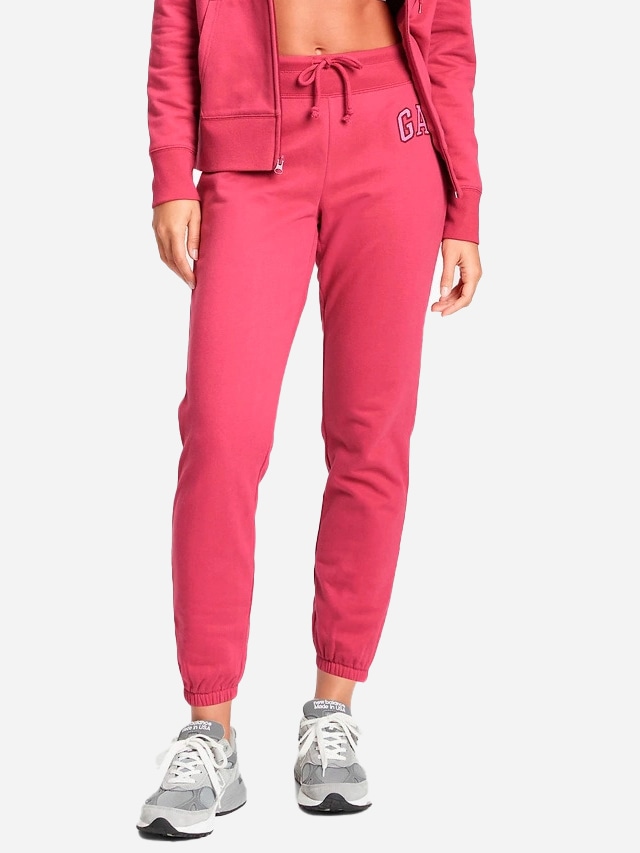 Акція на Спортивні штани на флісі жіночі GAP 650825216 S Рожеві від Rozetka