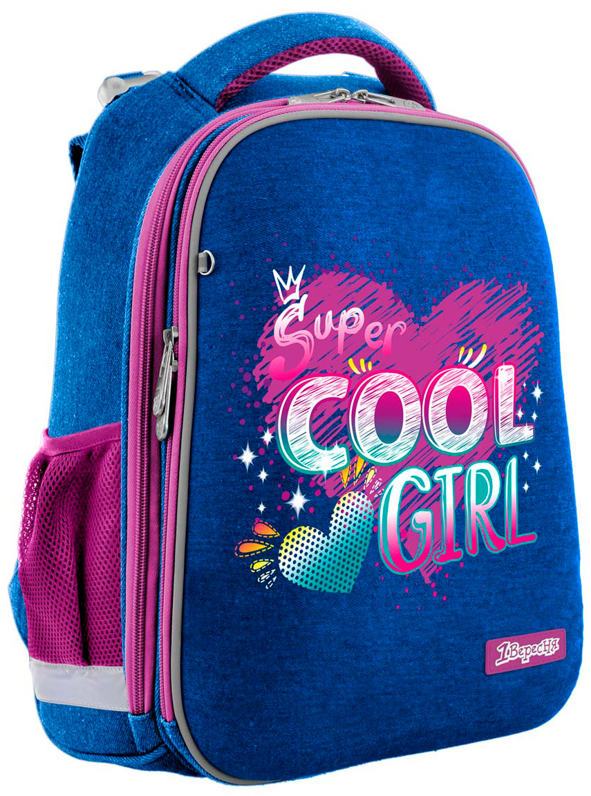 

Рюкзак 1 Вересня Cool girl каркасный синий 16,5 л (558024)