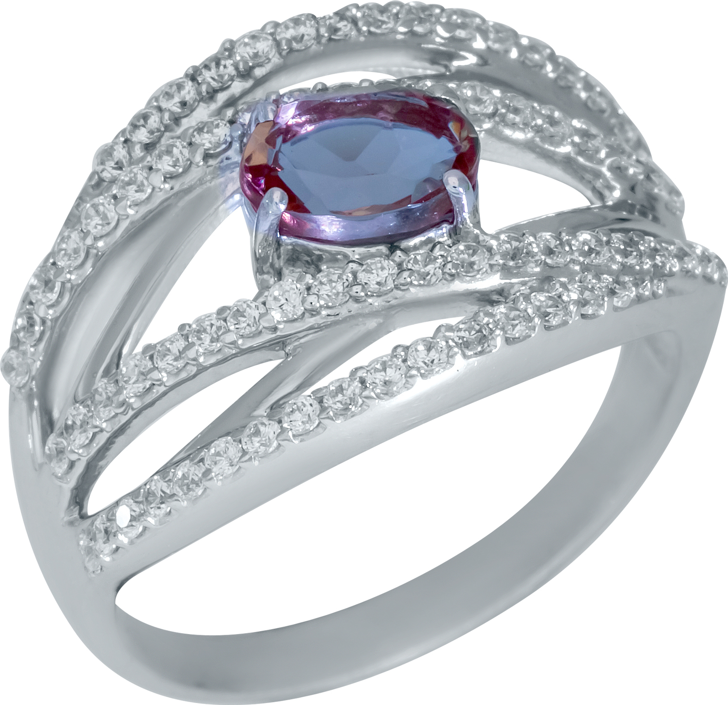 

Серебряное кольцо SilverBreeze с Султанит султанитом 1948538 18.5 размер, 18.5 размер