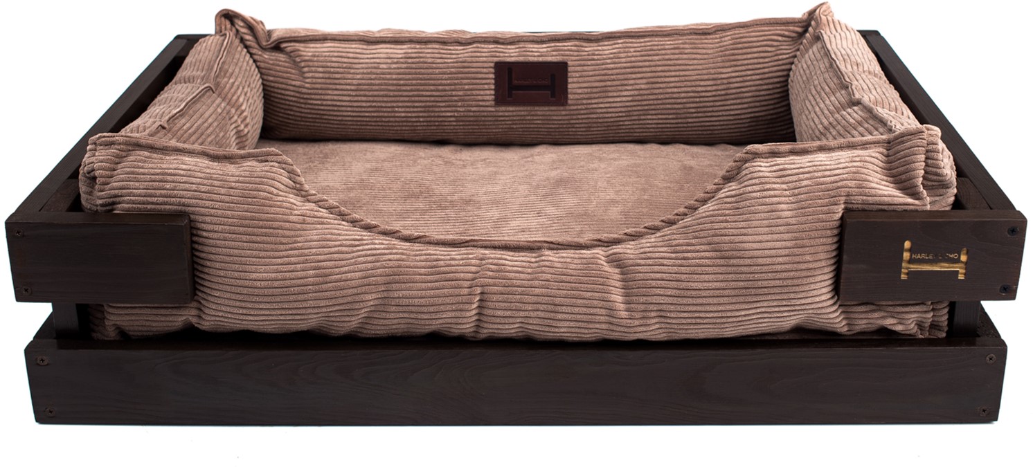 

Лежак для собак Harley and Cho Dreamer 60 x 45 см в деревянном каркасе Brown/Cacao Velvet