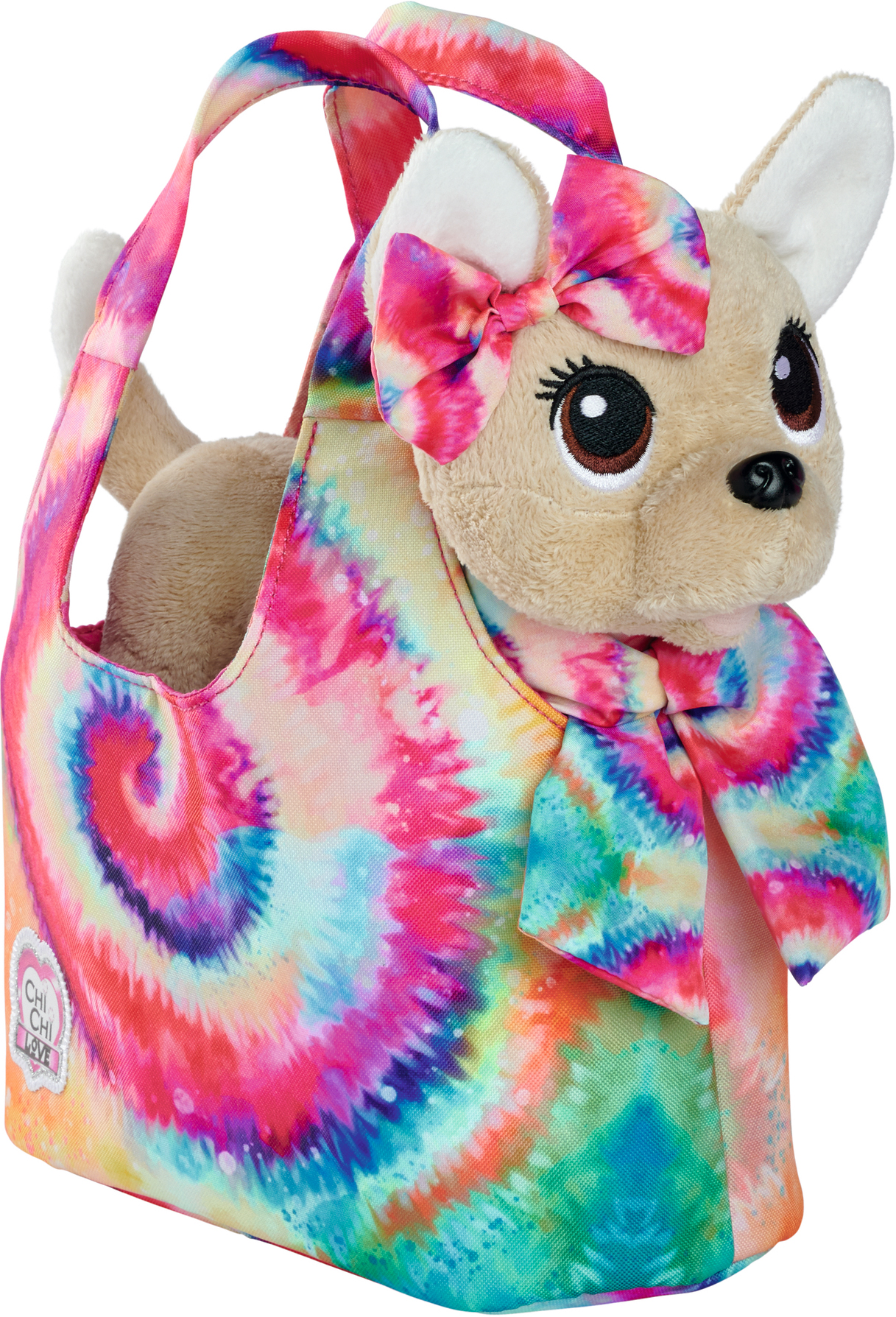Мягкая игрушка Chi-Chi Love собачка Гламур с сумочкой и бантом 20 см