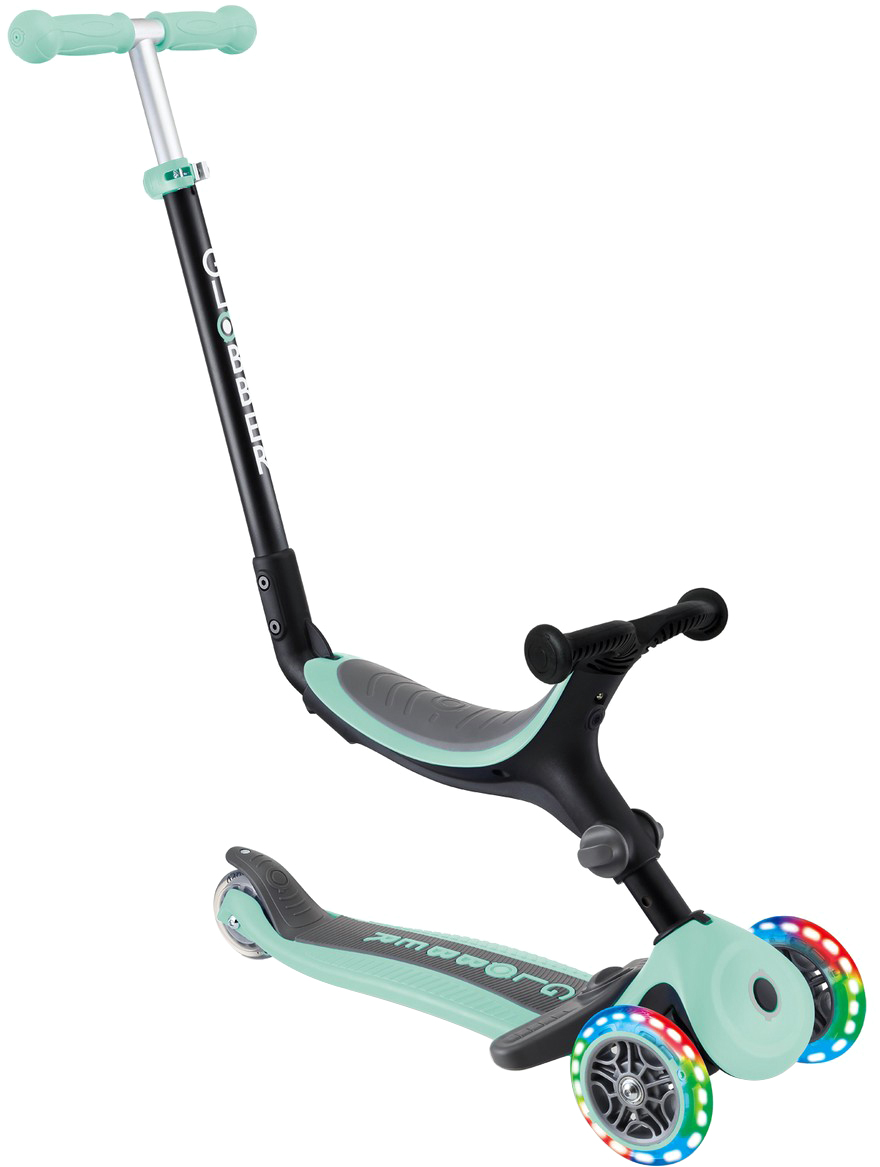 Самокат Globber Go Up Foldable Plus Lights мятный (743-206) – фото ...