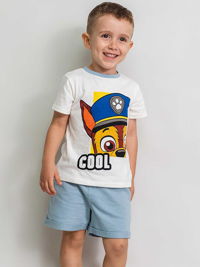 Акція на Комплект (футболка + шорти) дитячий Disney Paw Patrol 2900001155 92 см Бежевий від Rozetka