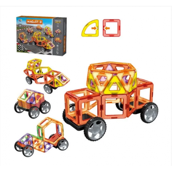 

Магнитный конструктор Транспорт Good Toys на 58 деталей Конструктор игровой развивающий детский на магнитах (3002)