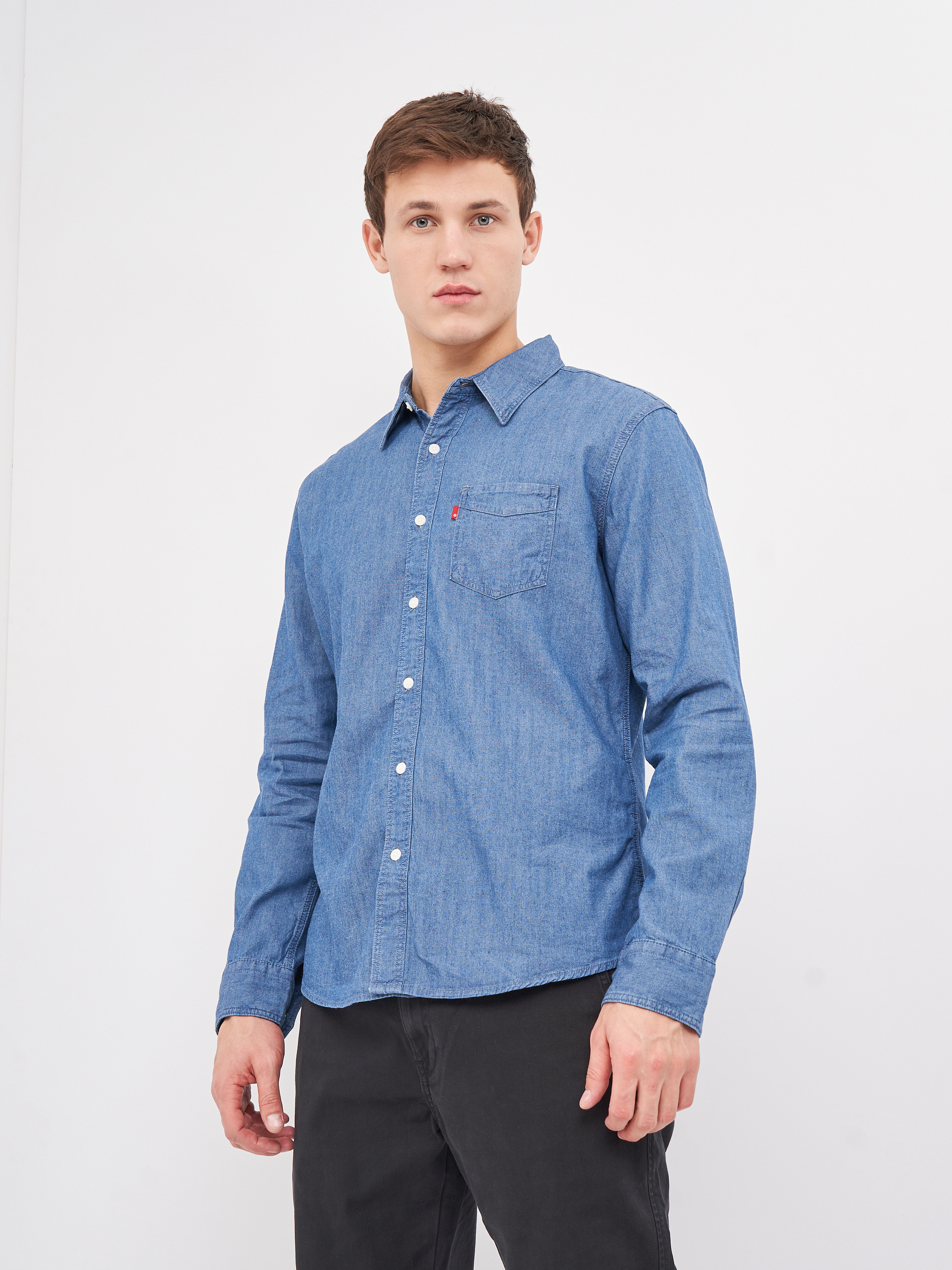 

Рубашка джинсовая Levi's Sunset 1 Pkt Slim Ecovera Chambray Rinse 86619-0032 S