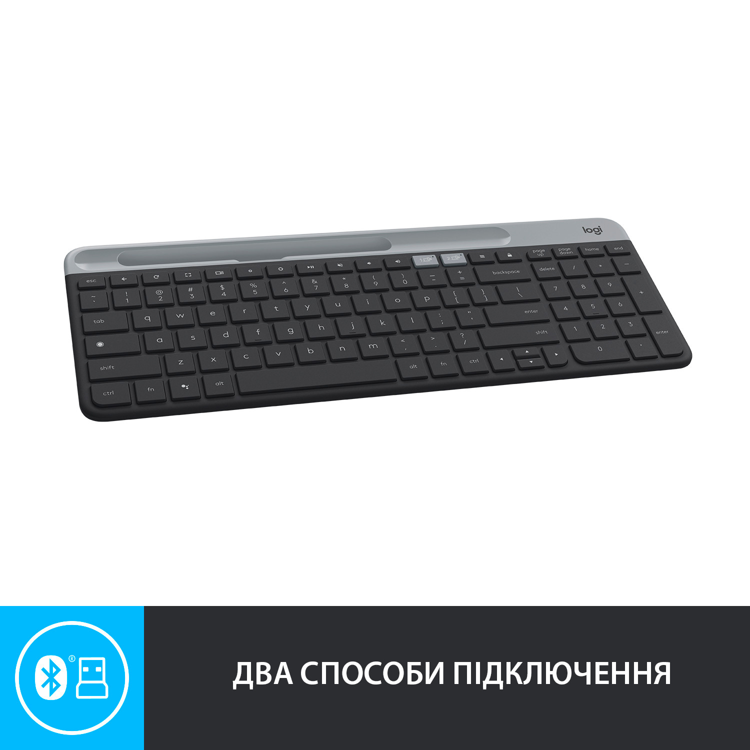 Клавиатура беспроводная Logitech K580 Slim Multi-Device Wireless Graphite  (920-009275) – отзывы покупателей | ROZETKA