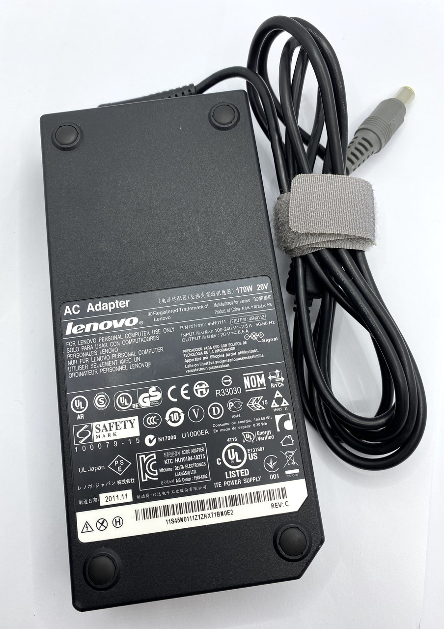 Блок живлення для Lenovo 170W 20V 8.5A 7.9x5.5mm 45NO111 Оригінал Б/У ...