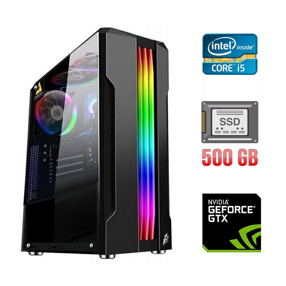 Игровой ПК Intel Core i5-3470 (4 ядра по 3.2-3.6GHz) / 8GB DDR3 / 500GB SSD  / nVidia GeForce GTX 660 Ti, 2 GB GDDR5, 192bit б/у – фото, отзывы,  характеристики в интернет-магазине