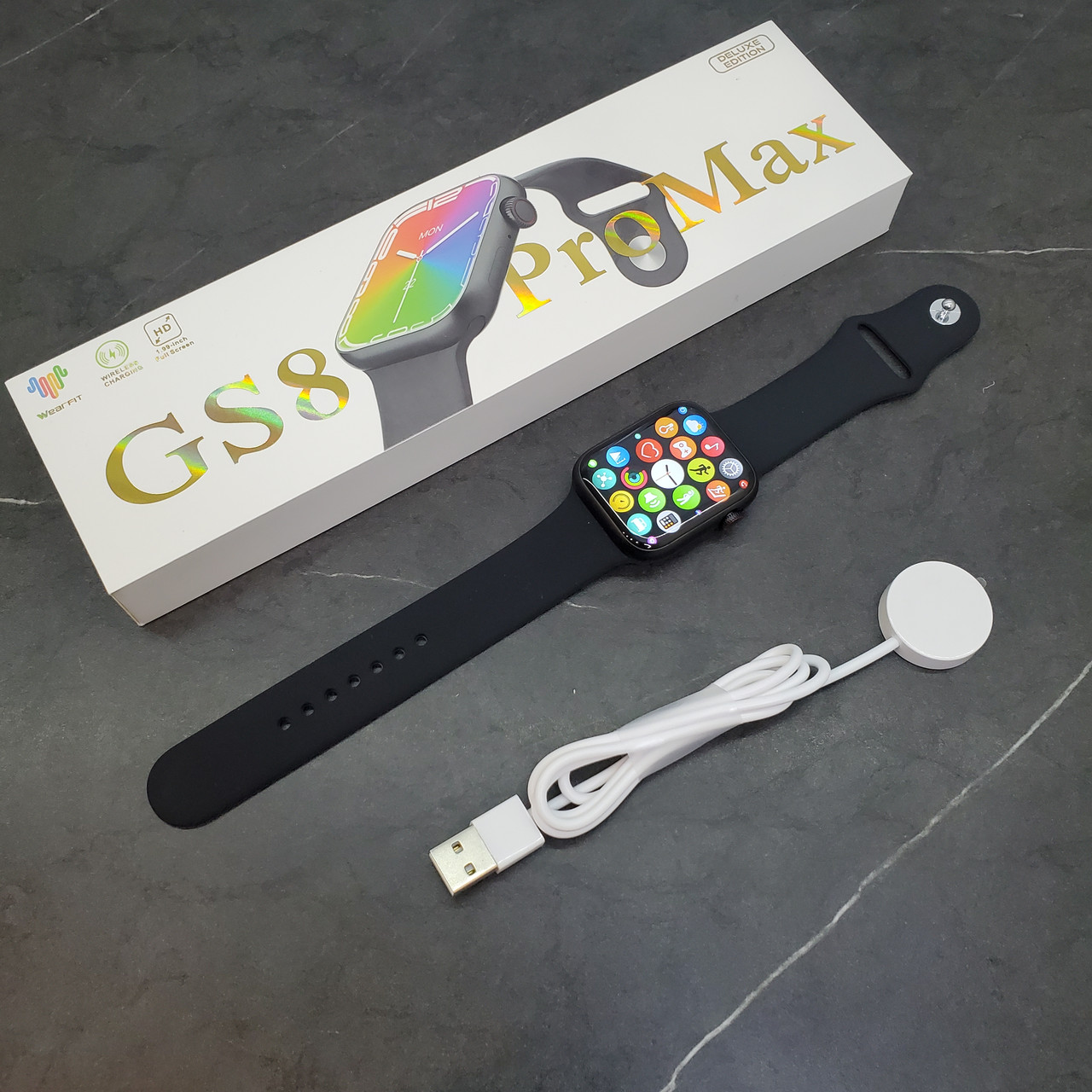 Смарт часы Smart Watch GS8 Pro Мах 45mm украинское меню с функцией ...