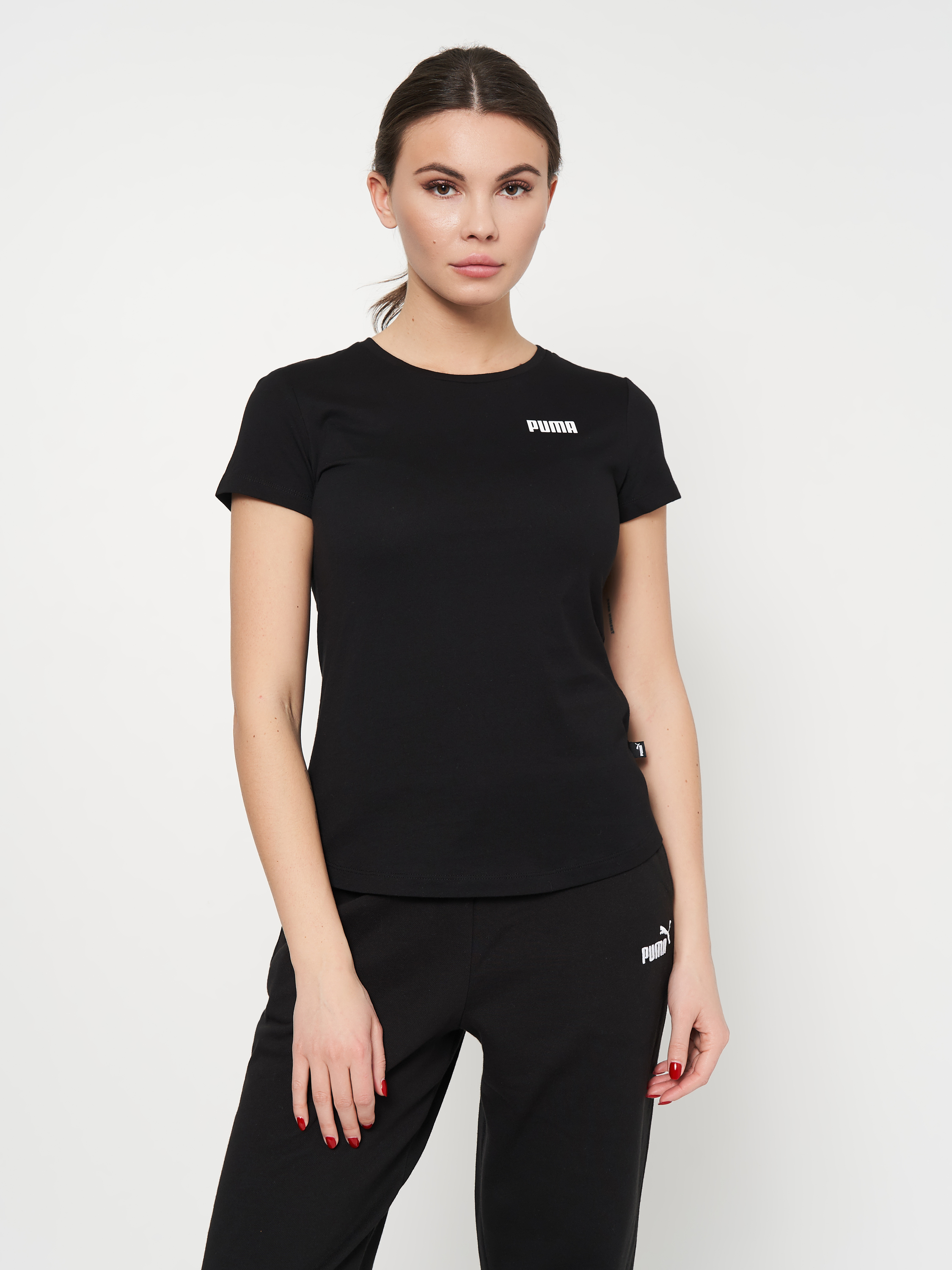 Акція на Футболка Puma Ess Tee W 84719401 M Puma Black від Rozetka