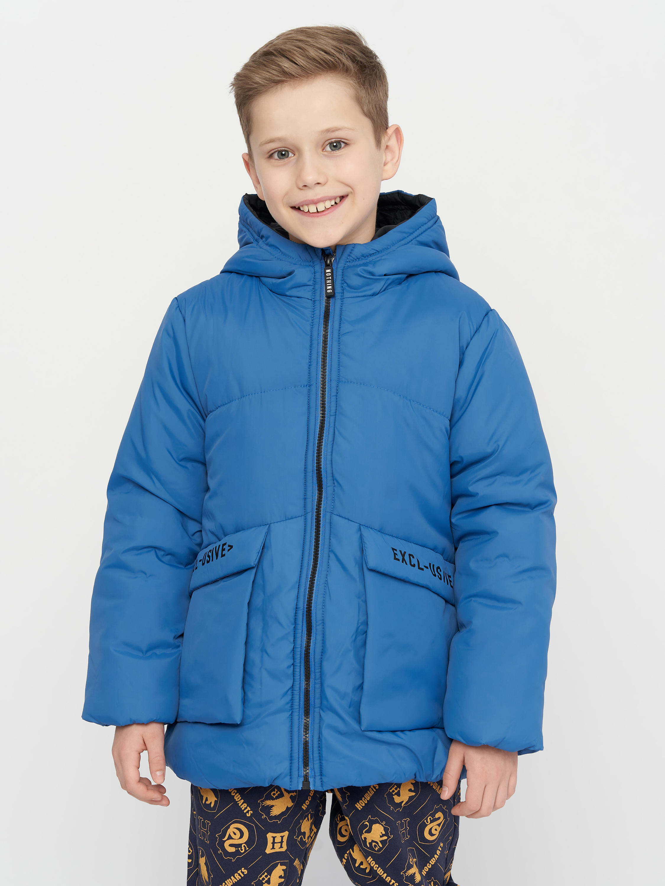 Акція на Підліткова зимова стьобана куртка для хлопчика Coccodrillo Outerwear Boy Junior ZC2152102OBJ-014 146 см від Rozetka