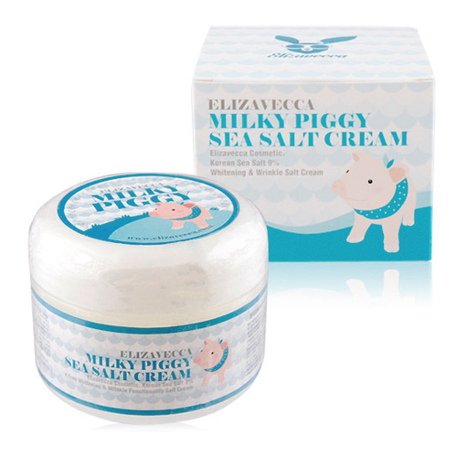 Увлажняющий крем с морской солью и коллагеном Elizavecca Milky Piggy ...