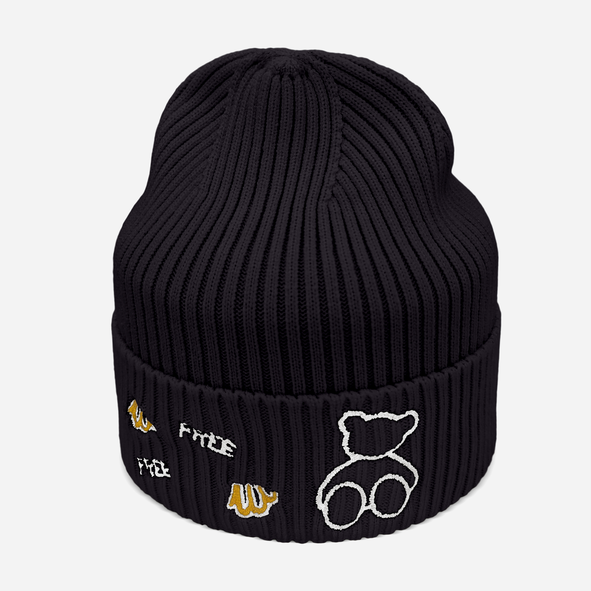 Акція на Дитяча демісезонна шапка-біні в'язана Anmerino LiL Bear 9044 48-50 Чорна від Rozetka