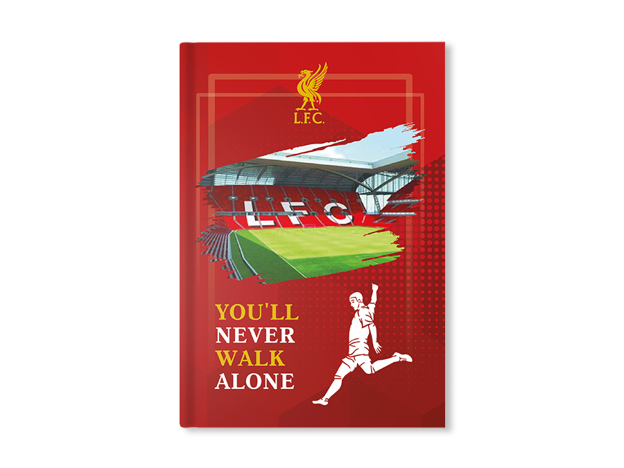 

Щоденник недатований Vit-Design “You’ll never walk alone” (Ліверпуль) на рік
