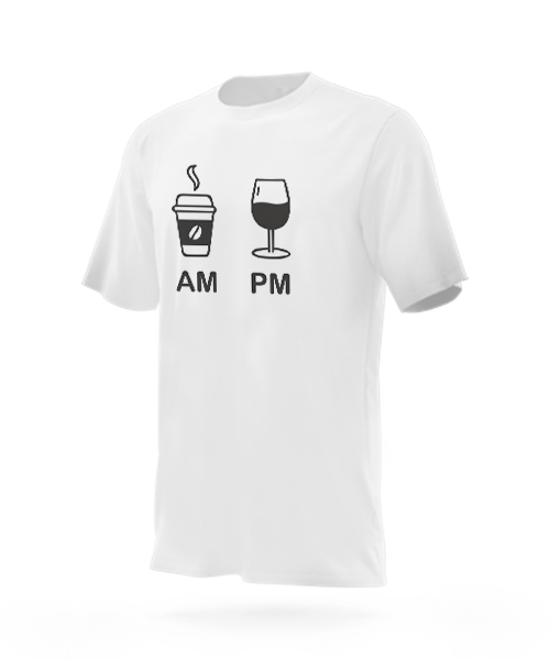 

Футболка FunkyShop AM PM L Біла