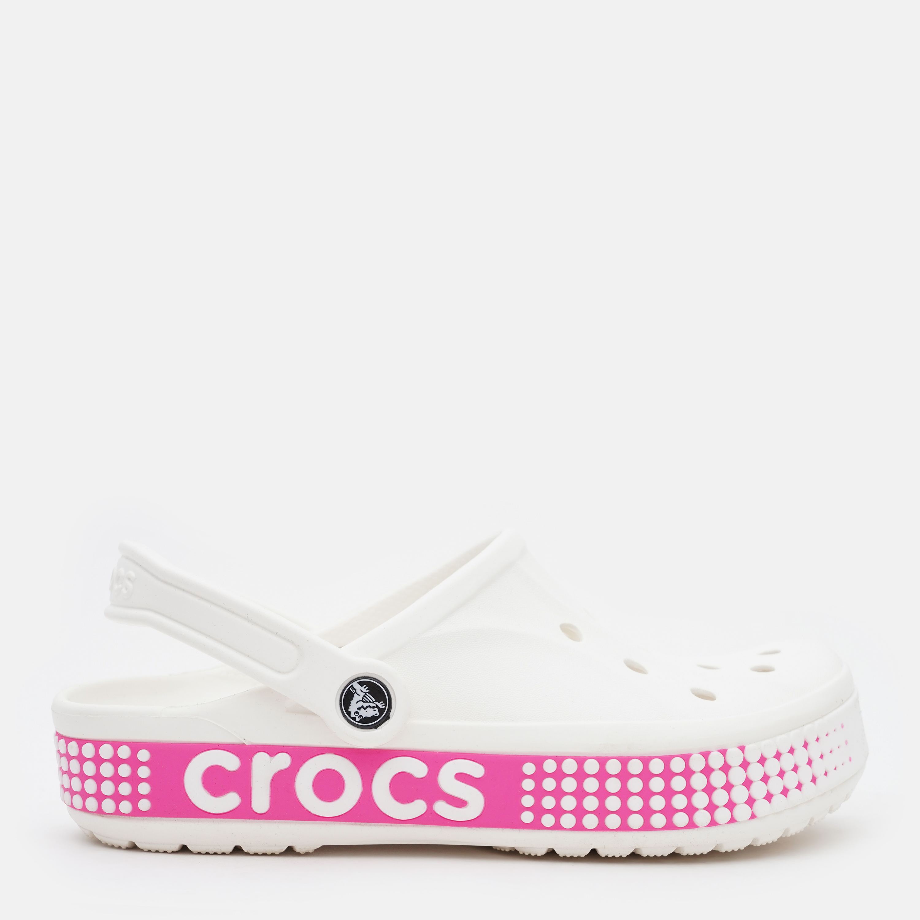 Акція на Жіночі крокси Crocs Bayaband 206852-100-M8-W10 41-42 26 см Білі від Rozetka