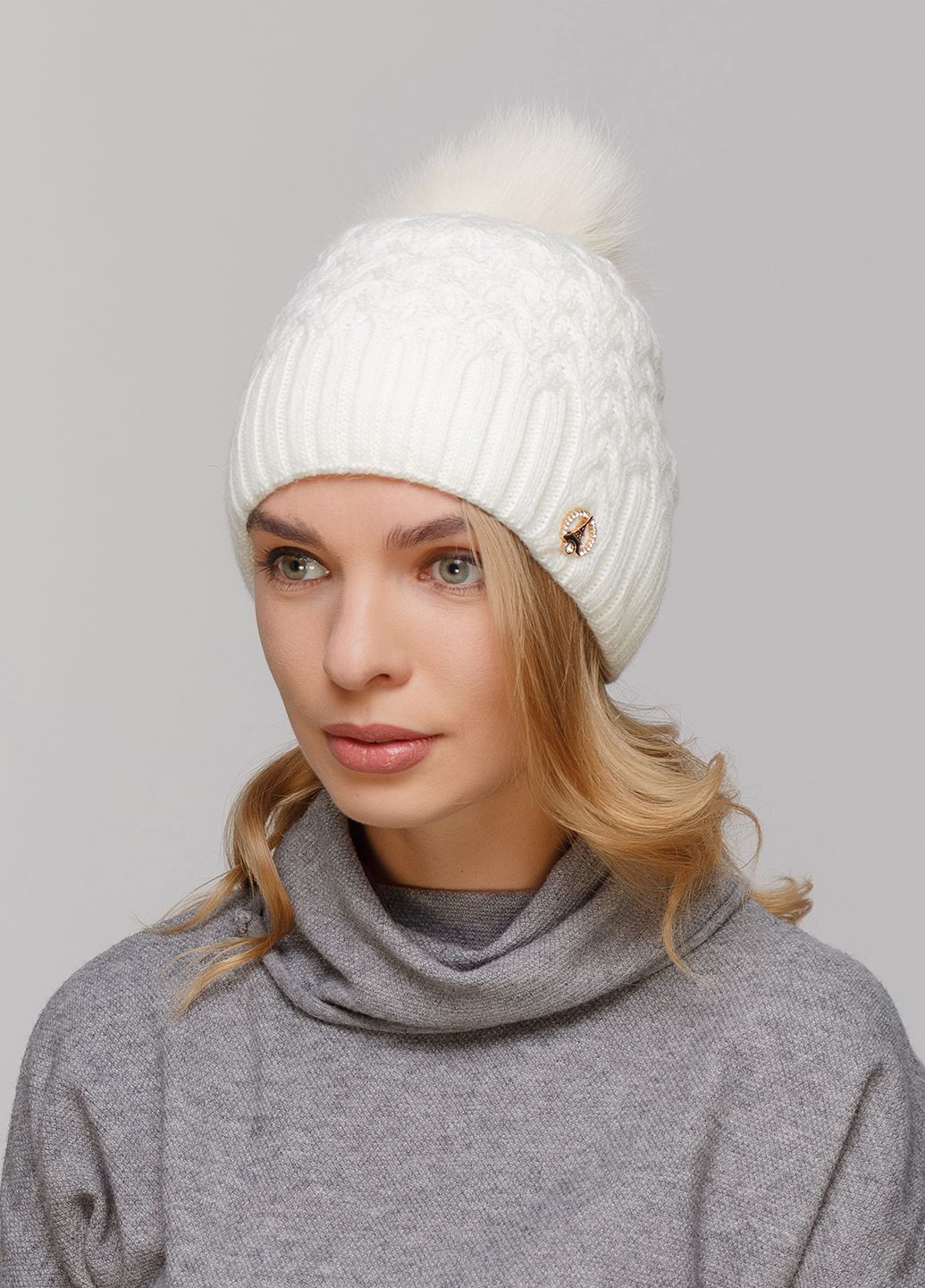 

Шапка Fashion Star 56-60 см Молочный 550766