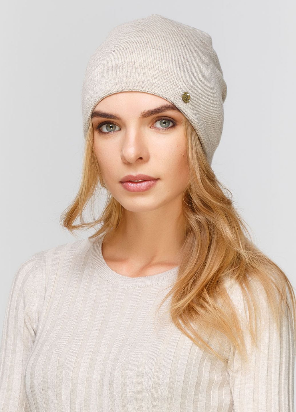 

Шапка Fashion Star 56-60 см Светло-бежевый 550483