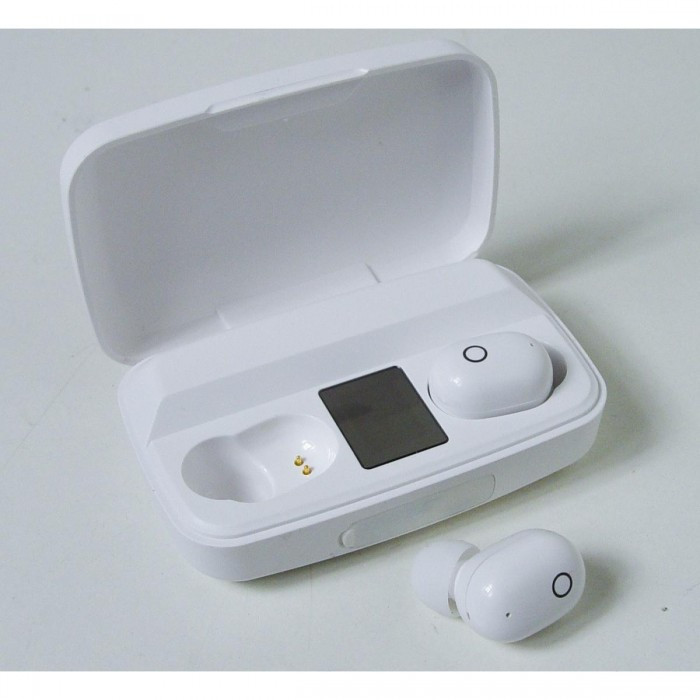 

Наушники вакуумные беспроводные J16 BT LCD+POWERBANK Белые