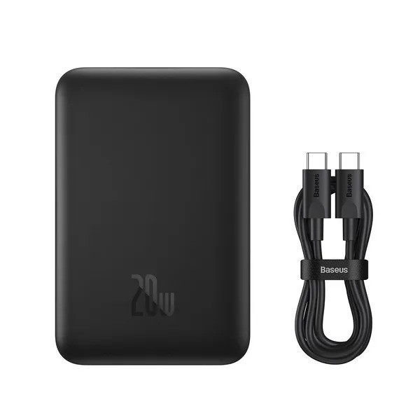Внешний аккумулятор с беспроводной зарядкой Baseus Magnetic 20W ...