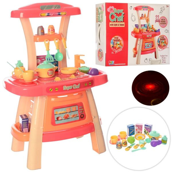 

Детская игровая функциональная кухня Limo toy духовка , плита, музыкальное и световое сопровождение (16855A)