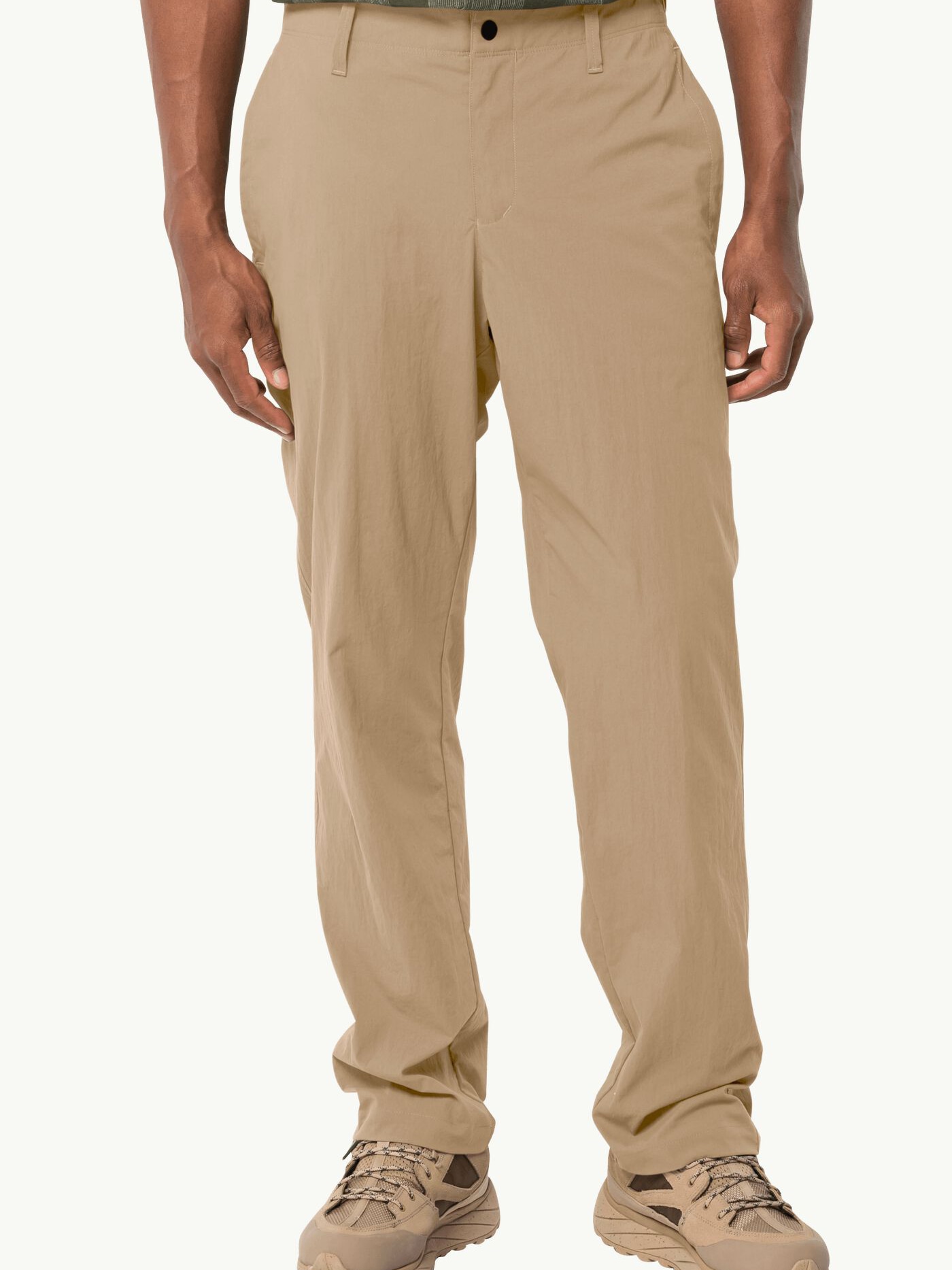 Акція на Спортивні штани чоловічі Jack Wolfskin Desert Pants M 1508331-5156 50 Темно-бежеві від Rozetka