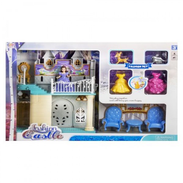

Замок "Fashion Castle" для кукол (с 3-мя игровыми фигурками) SS 070 A