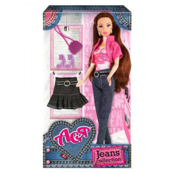 

Кукла Ася с аксессуарами "Jeans Collection" (брюнетка) 35090
