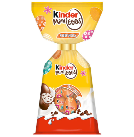Шоколадные мини-яйца Kinder Mini Eggs Knusperkeks Ostern 85 г – купить ...