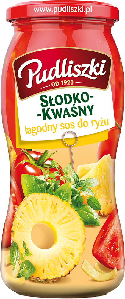 Соус для спагетти Pudliszki Мягкий кисло-сладкий 500 г (5900783003562 ...