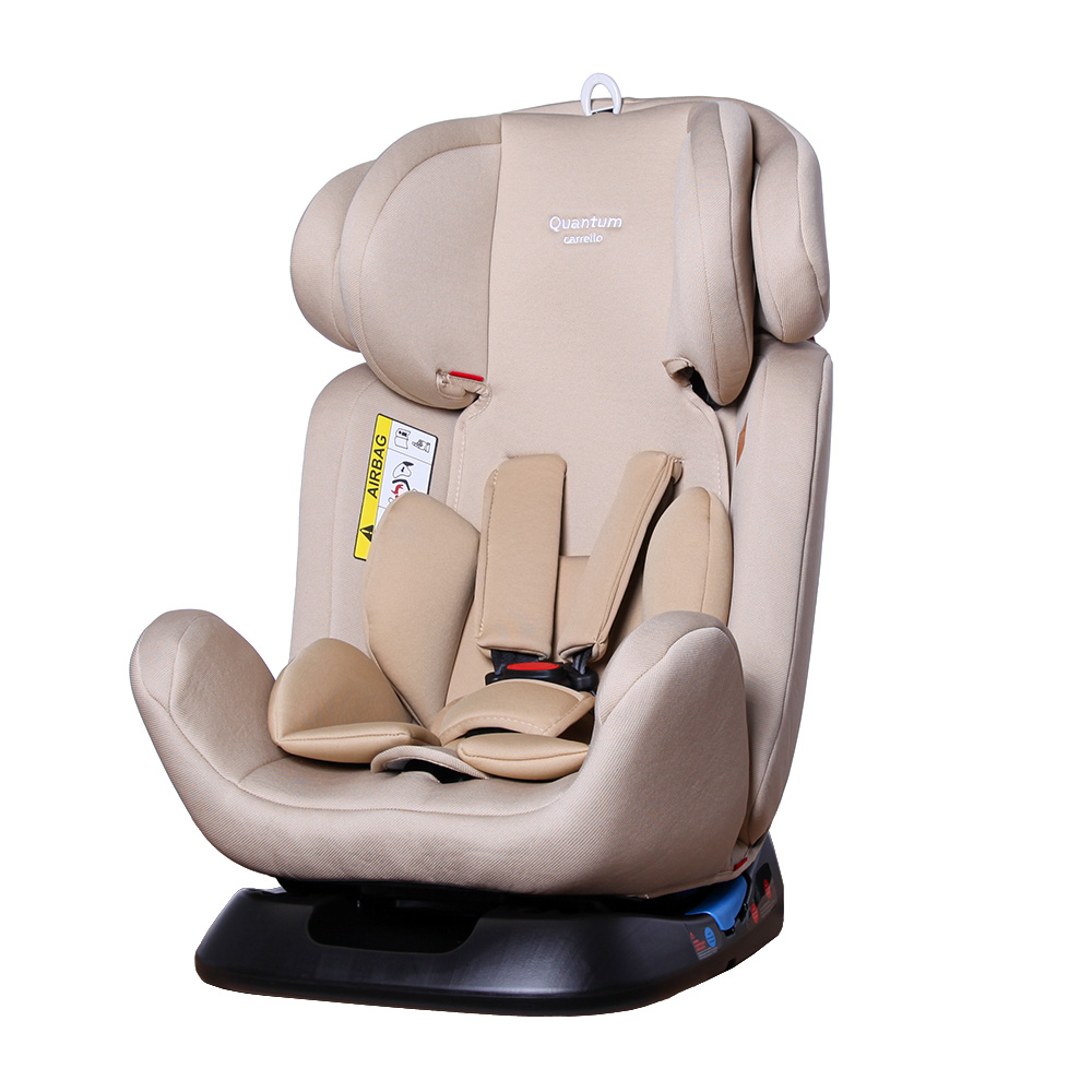 

Автокресло CARRELLO Quantum CRL-11803/2 Melange Beige группа 0+/1/2/3 (0-36 кг) с подлокотниками + направляющий ремень и мягкий вкладыш под голову