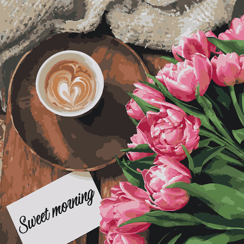 

Картина по номерам Art Craft "Sweet morning" 40х40см 12107-AC