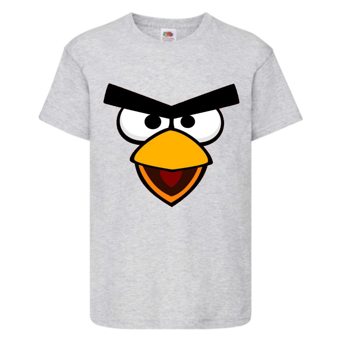 

Футболка детская Энгри Бердс (Angry Birds) серая (AB-face-gray) 116 см