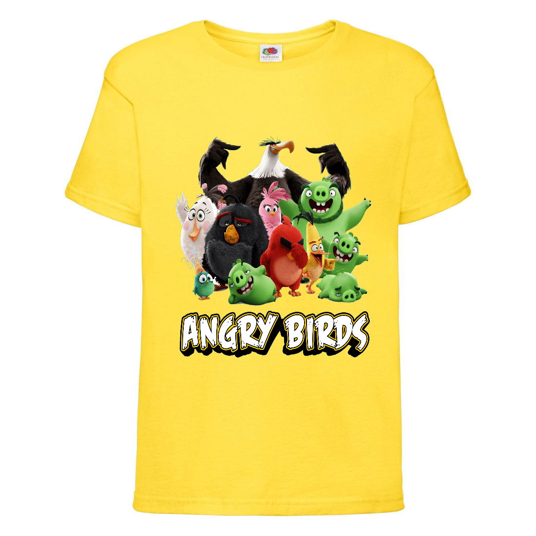 

Футболка детская Энгри Бердс (Angry Birds) желтая (AB-allheroes-2 yellow) 140 см