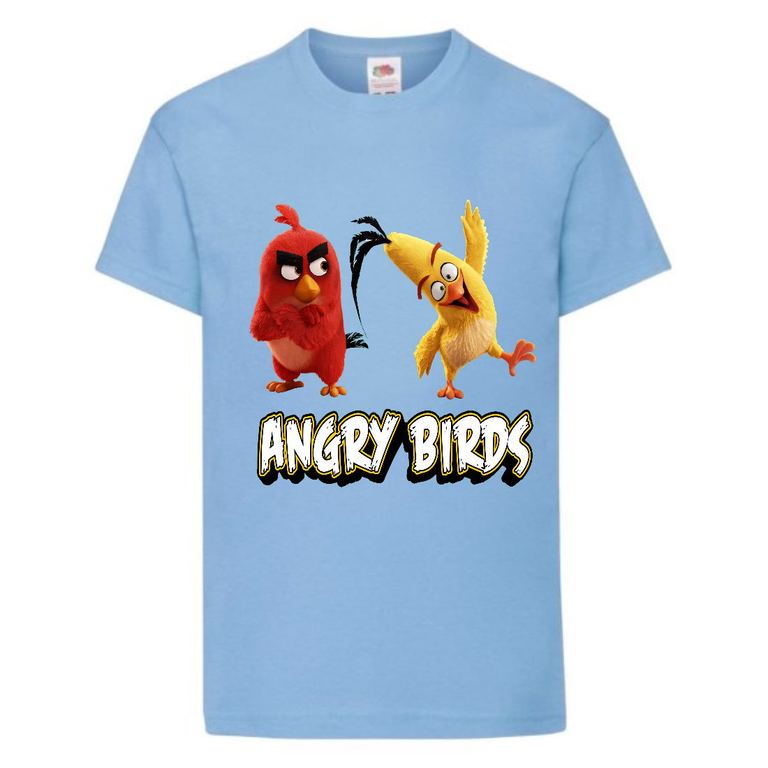 

Футболка детская Энгри Бердс (Angry Birds) светло-голубая (AB-red&chak-3-blue) 164 см