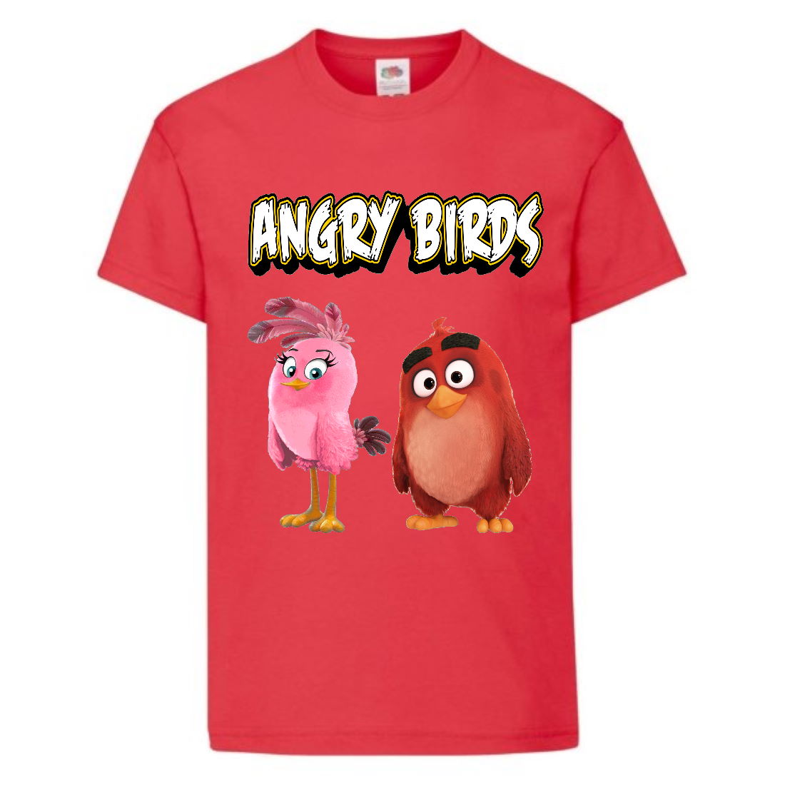 

Футболка детская Энгри Бердс (Angry Birds) красная (AB-red&bird-red) 104 см