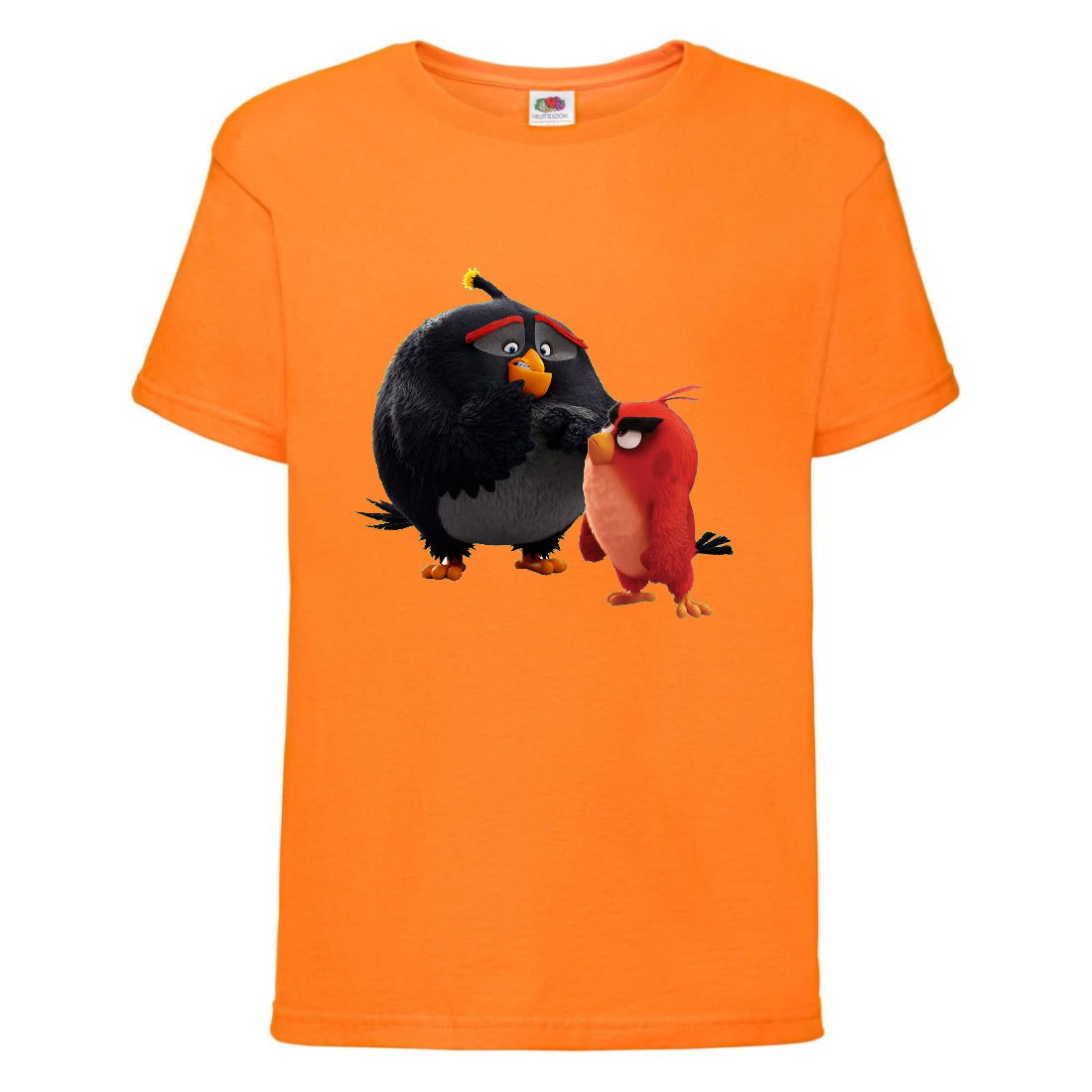 

Футболка детская Энгри Бердс (Angry Birds) оранжевая (AB-red&bomb-orange) 140 см
