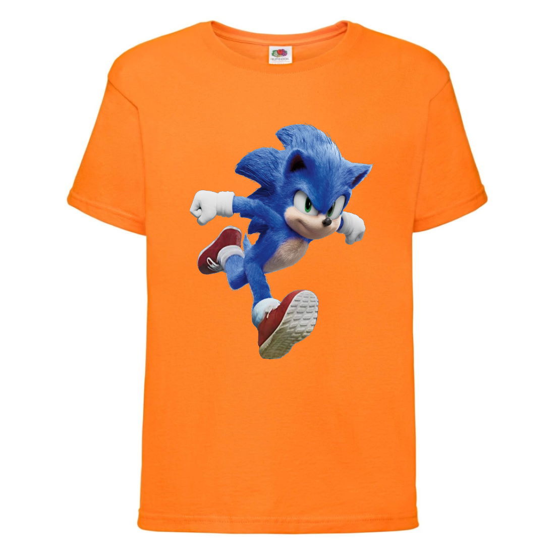 

Футболка детская Соник бежит (SONIC) оранжевая (snc or-01) 104 см