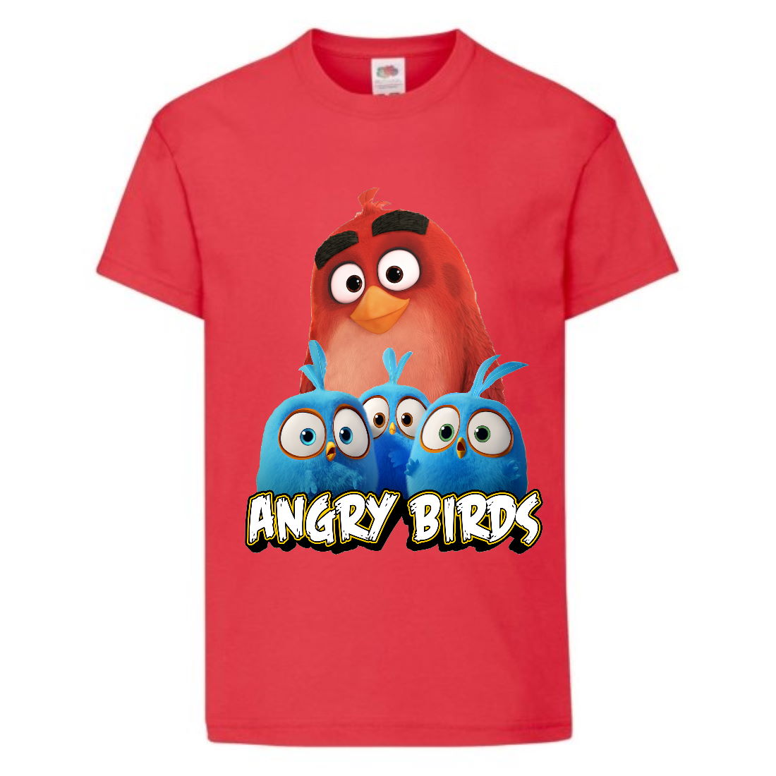 

Футболка детская Энгри Бердс (Angry Birds) красная (AB-red&chicks-red) 116 см