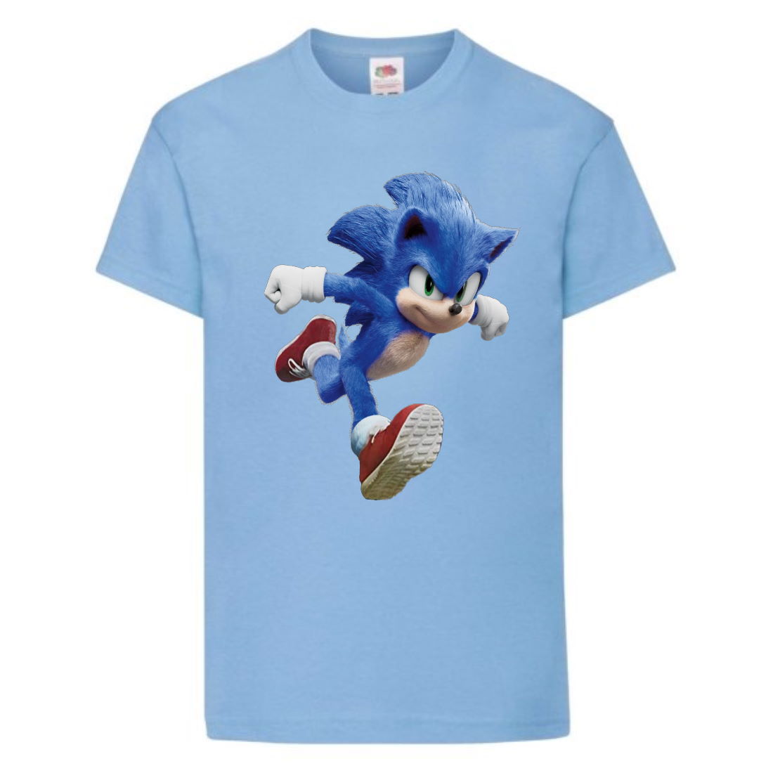 

Футболка детская Соник бежит (SONIC) голубая (snc sbl-01) 104 см