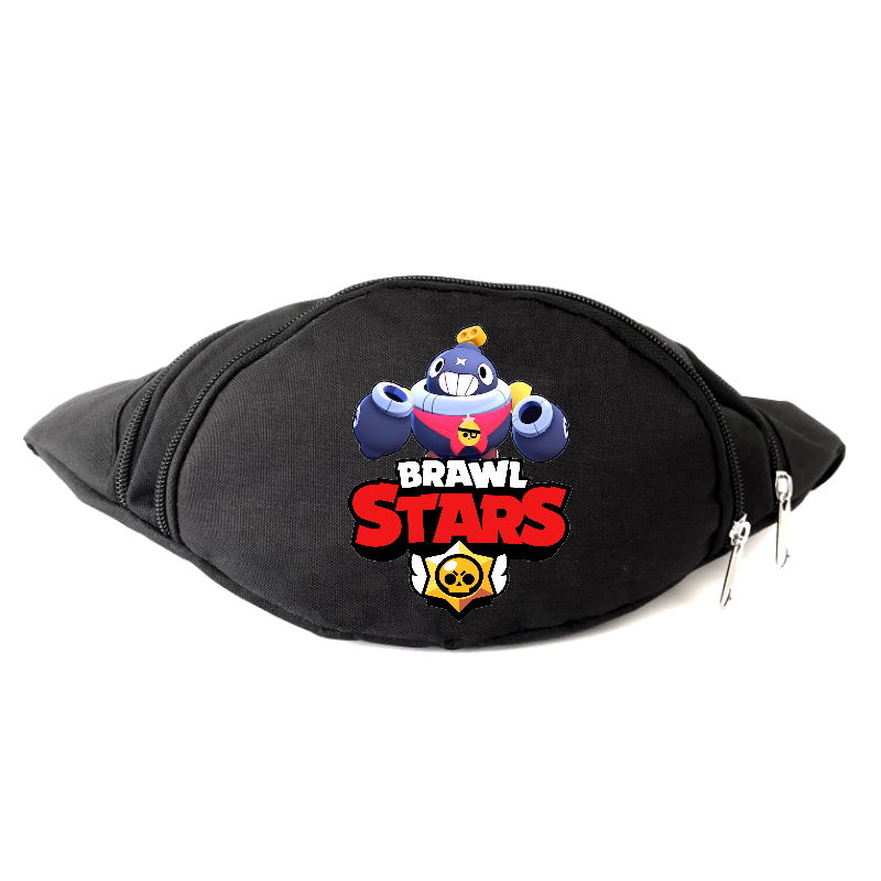 

Сумка Бананка на пояс Бравл Старс Brawl Stars Тик (BS-012) Cappuccino Toys черная