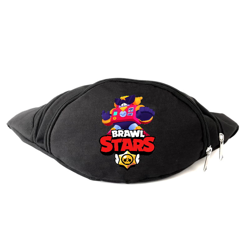 

Сумка Бананка на пояс Бравл Старс Brawl Stars Вольт (BS-Surge) Cappuccino Toys черная