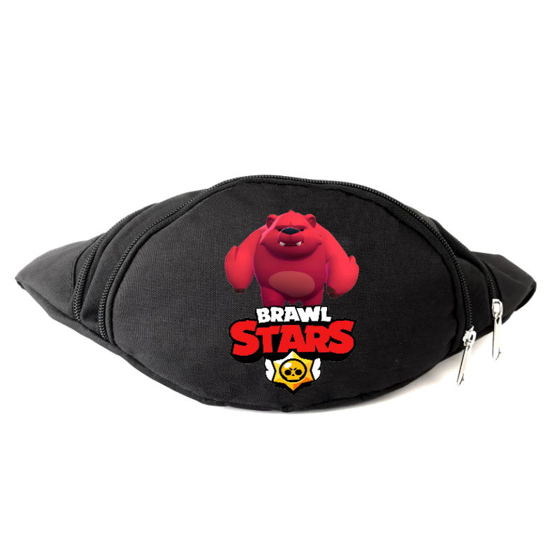 

Сумка Бананка на пояс Бравл Старс Brawl Stars Ульта Ниты (BS-012) Cappuccino Toys черная