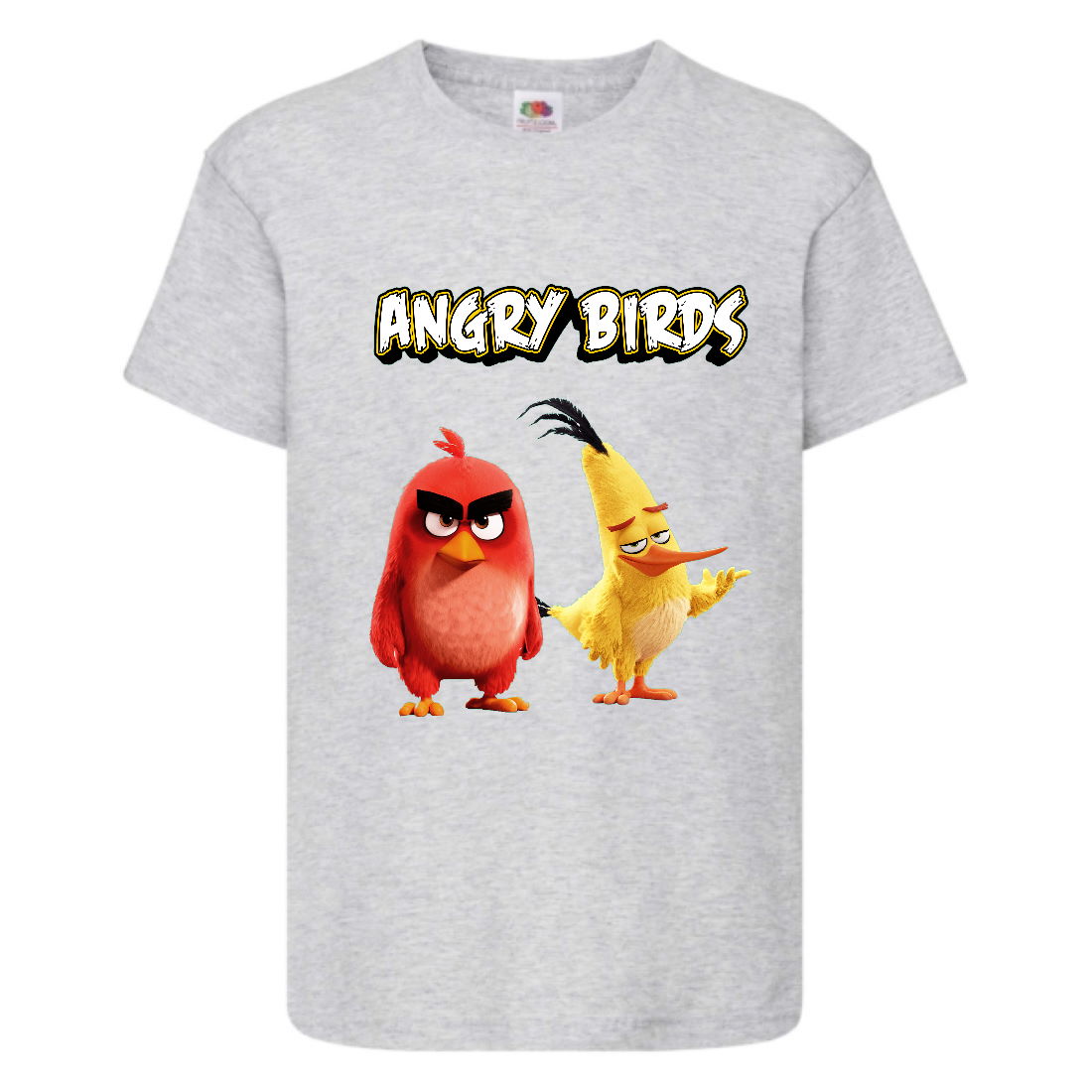 

Футболка детская Энгри Бердс (Angry Birds) серая (AB-red&chak-4-gray) 152 см